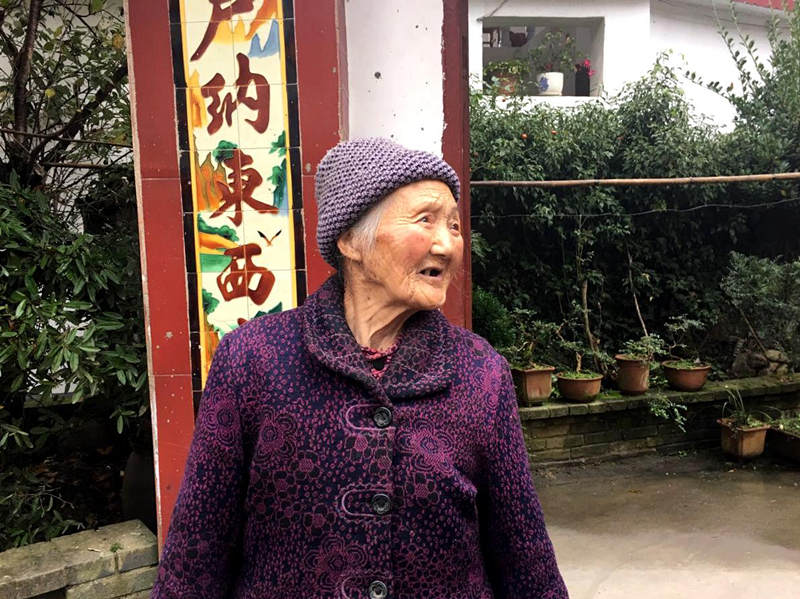 Grandma Wan, 86, from Fenghuang Valley Village.