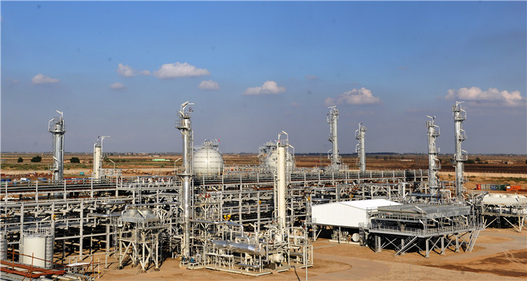 Iraq's Ahdab oil field project. Photo courtesy of China Petroleum Middle East Company